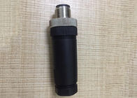 M12 Connector DVR Accessories 4P Male / Female Industry Waterproof Sensor Plug