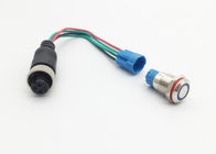 12MM 4 Pin Aviation audio control push / switch Button I/O inputs for MDVR system