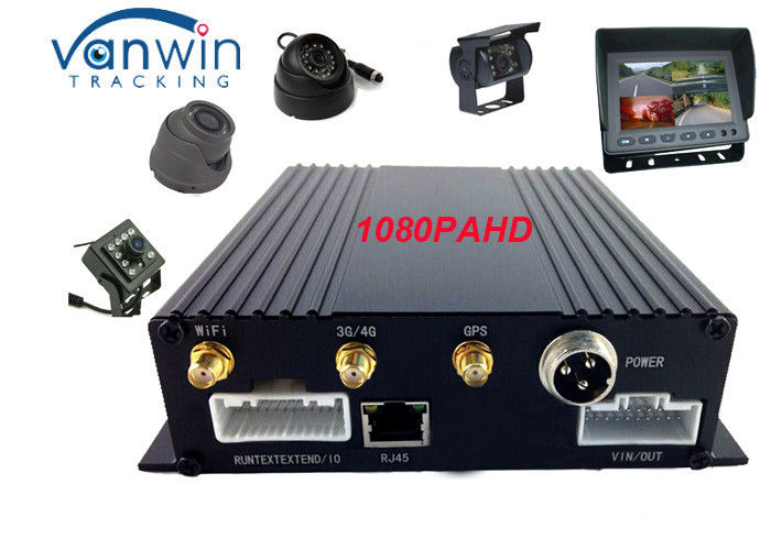 GPS 3G Wi-Fi HD Mobile DVR 4 Camera SD Card for Fleet Management
