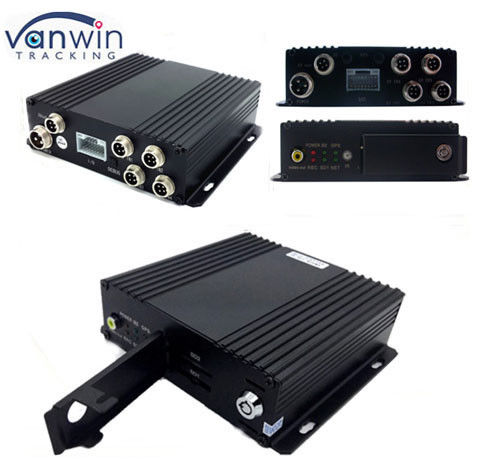 4 Channel Vehicle WI-FI Video / Audio SD Card DVR Camera System with Bus Router