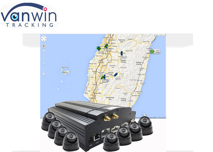 1080P AHD Video Monitoring 4ch HDD MDVR Track View Surveillance For Vehicles Safety