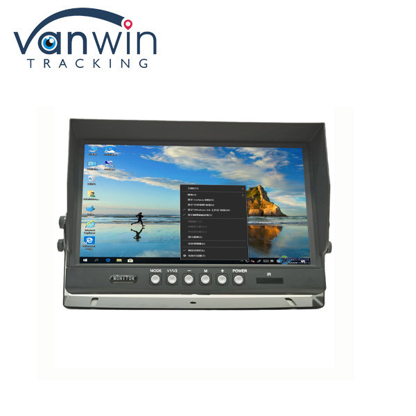 Private Mold 10inch IPS LCD Screen VGA 4Pin Female Car Monitor For MDVR