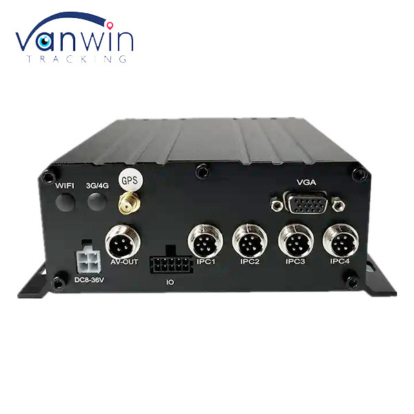 4CH MNVR With HDD SSD Support 4G GPS WiFi for Truck Bus Remote Vehicle Network Monitoring