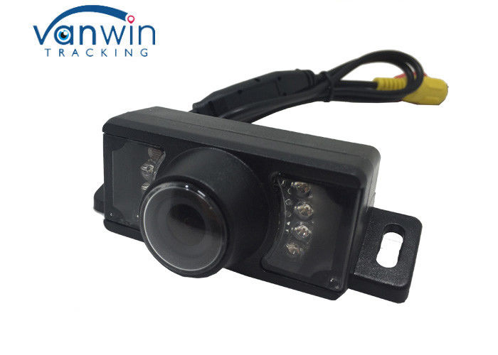 135 degree Wide View Small reversing Vehicle Hidden Camera with 7 IR lights , Plastic housing