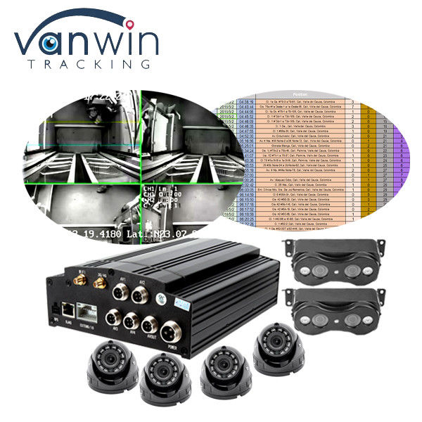 8CH 1080P Passenger Counter MDVR For 2 Door Bus , High Accuracy Bus Passenger Counting System