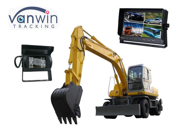 10.1 Inch TFT LCD backup camera monitor with 4 Cameras inputs, 1024 x 600 Resolution