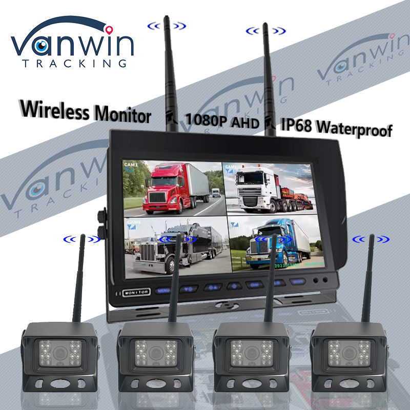 7 Inch AHD Digital Wireless Rearview System Truck Reverse Camera Wireless TFT Car Monitor