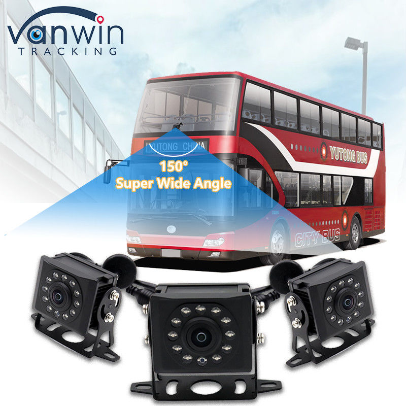 12 IR Night Vision Security Camera For Bus Truck , Motorhome IP68 Waterproof Camera