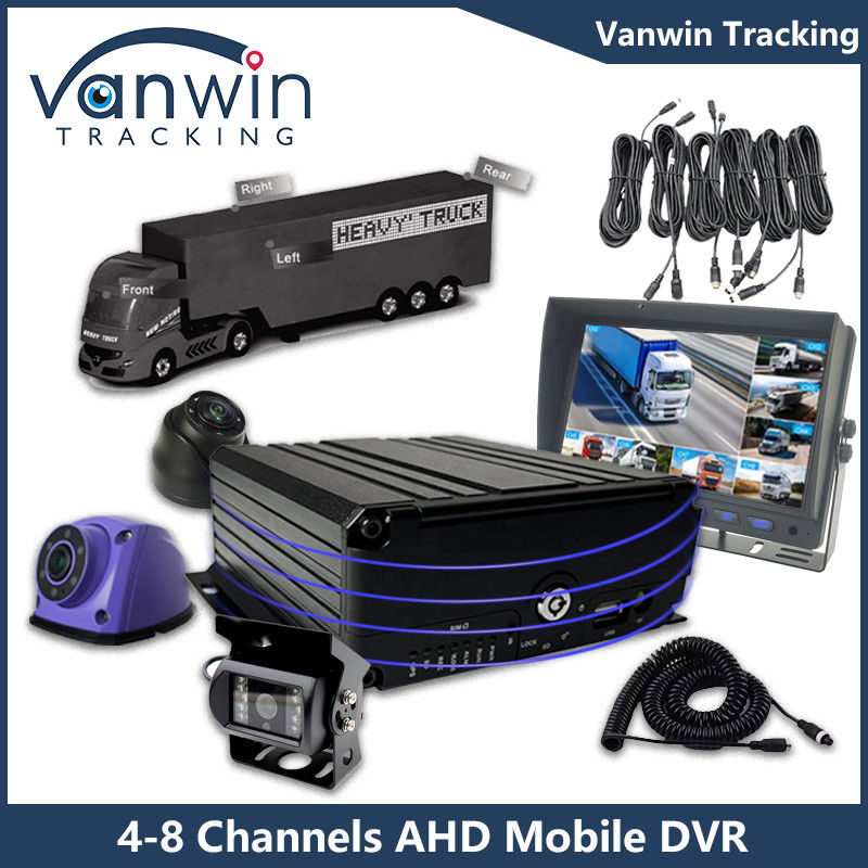 AHD 8CH HDD Remote Control Mobile DVR 1080P 4g GPS Function Vehicle Safety Monitoring Cmsv6 MDVR