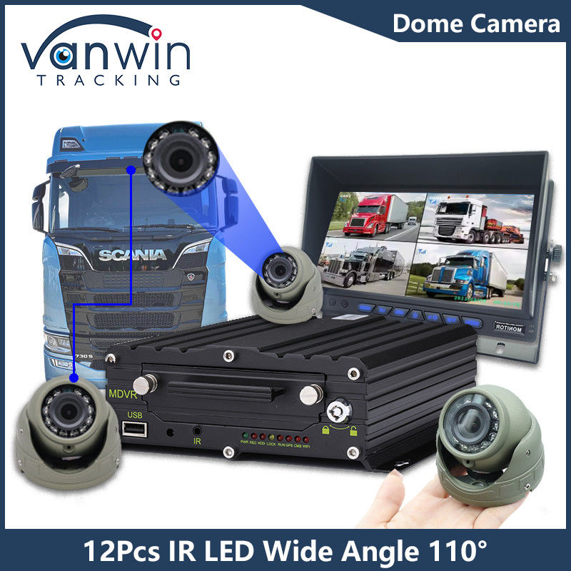 Vehicle Mounted Camera Full HD 1080P Night Vision 2.8mm Lens Wide Angle Dome Camera