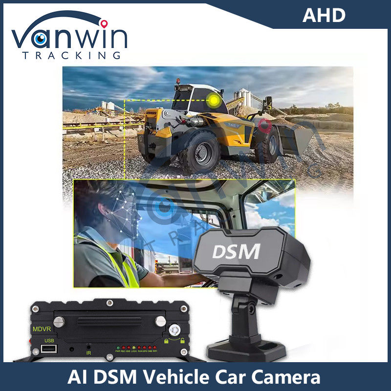 DMS 4G GPS Full HD Monitoring Truck Fatigue Camera Anti Sleep Safety Material Driver