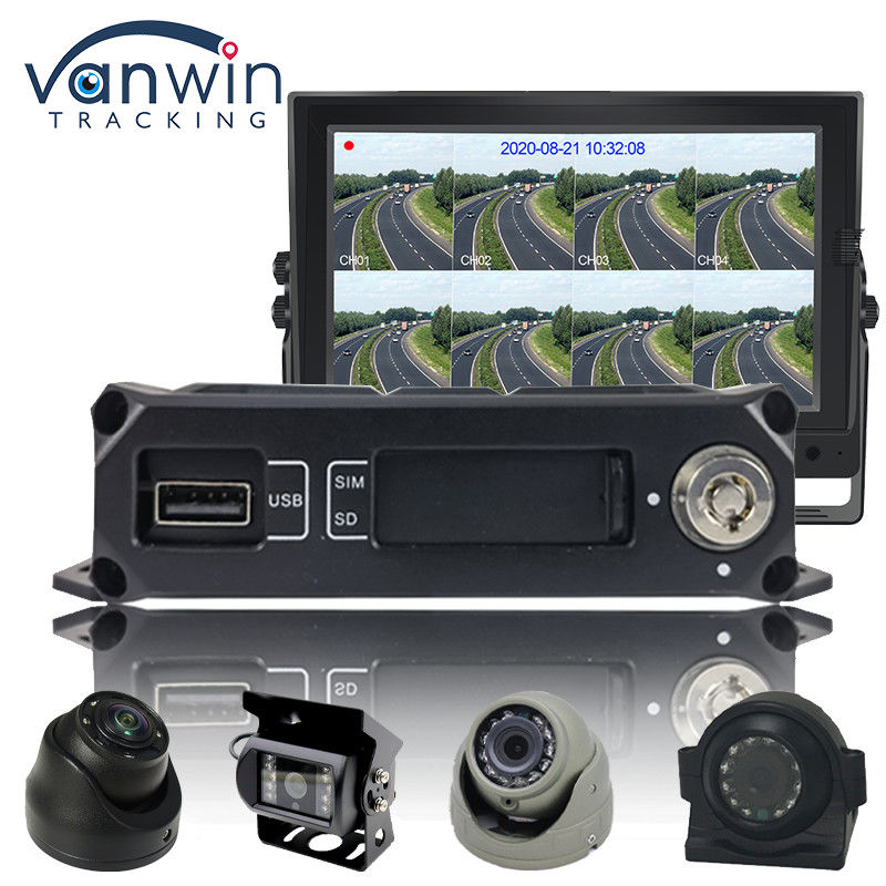H.264 4CH HD 1080P Mobile DVR 4G GPS WIFI SD Card MINI MDVR For Car Video Monitoring