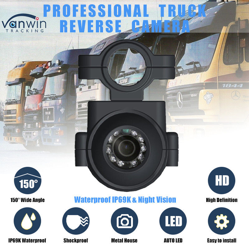 AHD 1080P IP69K Side View Camera With Night Vision Vehicle CCTV Camera For Bus Truck
