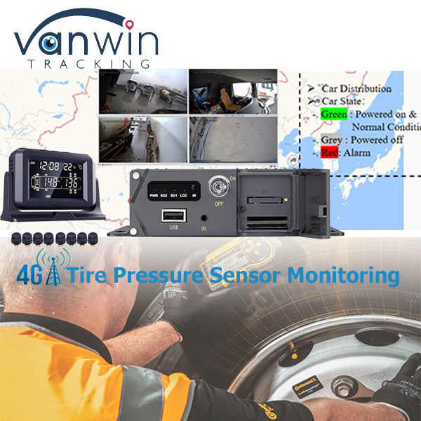 AHD 1080P Support Oil Level And Tire Pressure Monitoring 8-Channel Video Recorder MDVR For Truck/Logistics Vehicle
