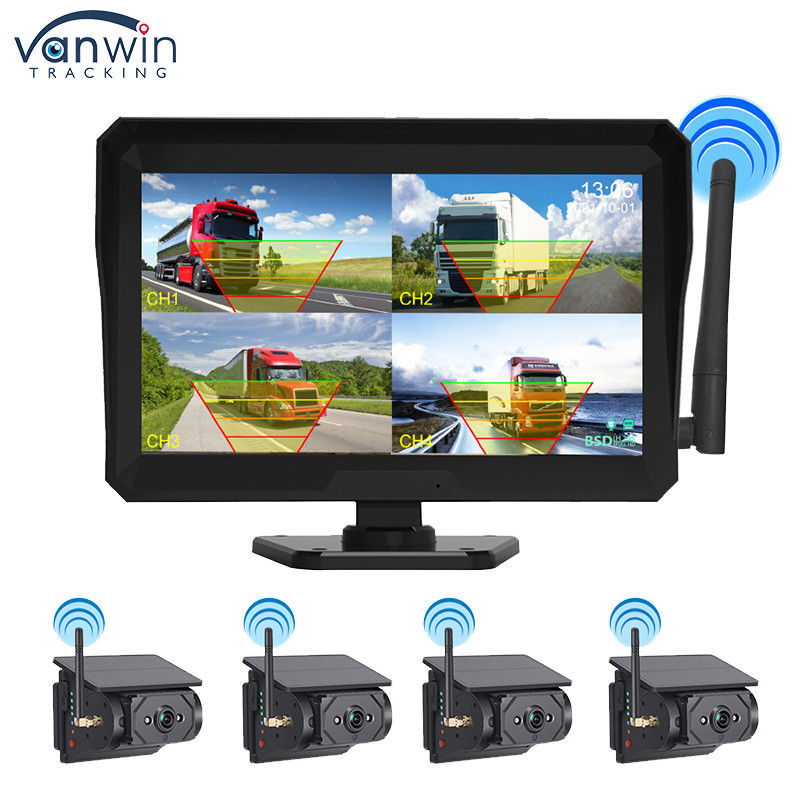 10.1 Inch 1080P Wireless Car Monitor Camera Kit Night View Function Camera Split Monitor