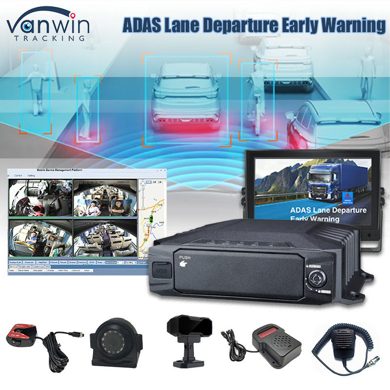 8CH 1080P Ai HDD Mobile DVR Real Time Monitoring And Tracking 4G Ai Adas DMS MDVR CCTV System