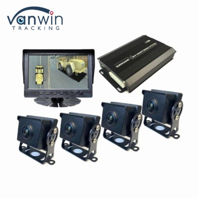 3D 360-Degree Car Camera Recorder System for Truck Bus Match AHD 7 / 9 / 10.1 Inch Monitor