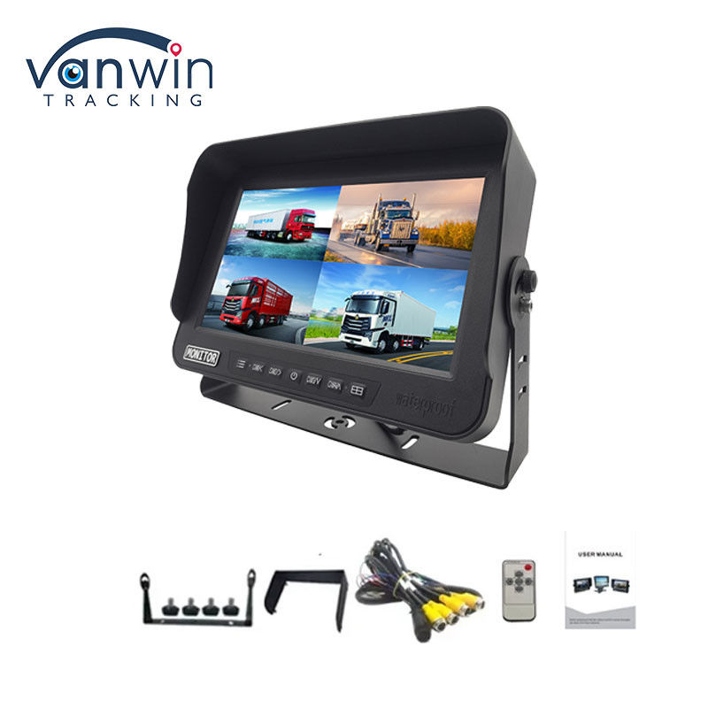10.1 Inch AHD 1080P MDVR Monitor 4 Channel Full HD Waterproof Split Display Monitor For Vehicle