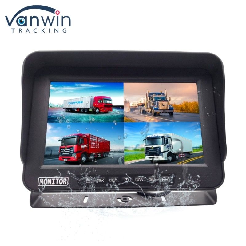 4 CH AI Vehicle Monitoring System IPX69 Waterproof Explosion-proof 10-inch AHD Display
