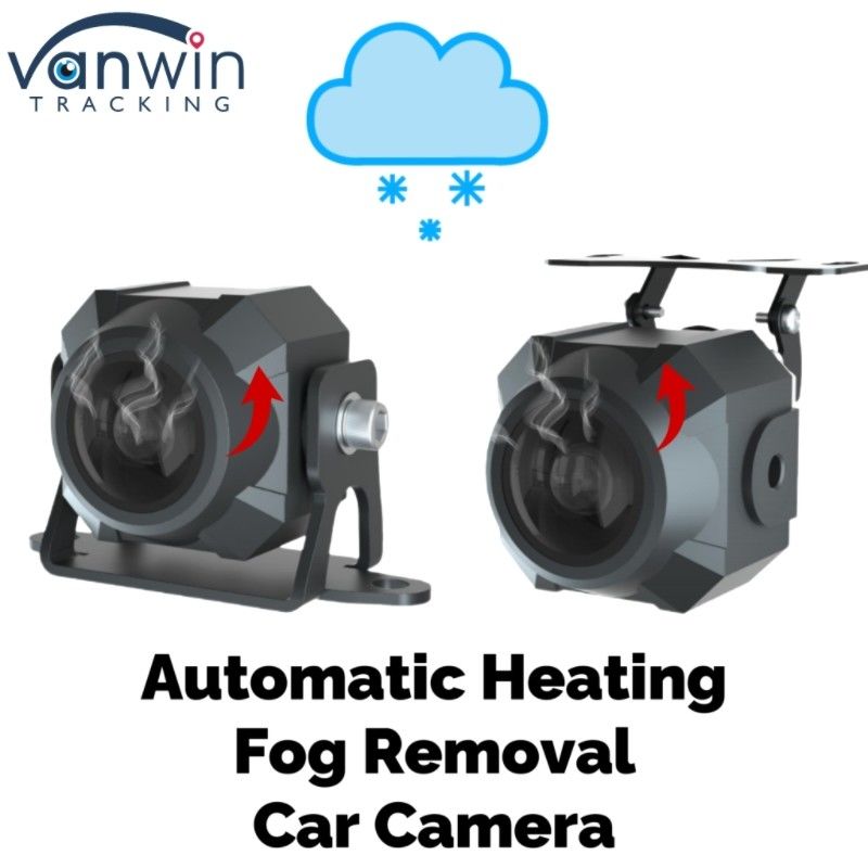 Automatic Heating Fog Removal Car Camera 180 Degree Wide Field Of Vision For Cold Working Environment