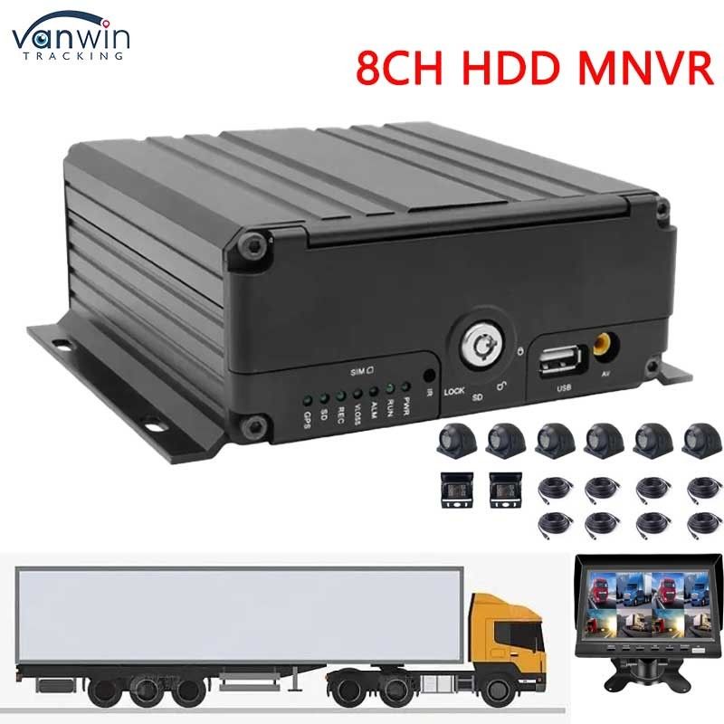 H.264 8 Channel MNVR With 4G WiFi Optional Vehicle GPS Tracker For Vehicle Support OEM
