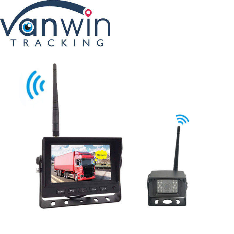 5-Inch Wireless HD Digital DVR with Quad-Split Display for Truck Reversing Safety Monitoring
