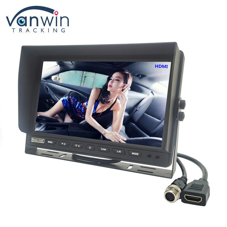 7 Inch High Resolution 1024x600 Resolution Car TV Monitor With HDMI Connector for MDVR
