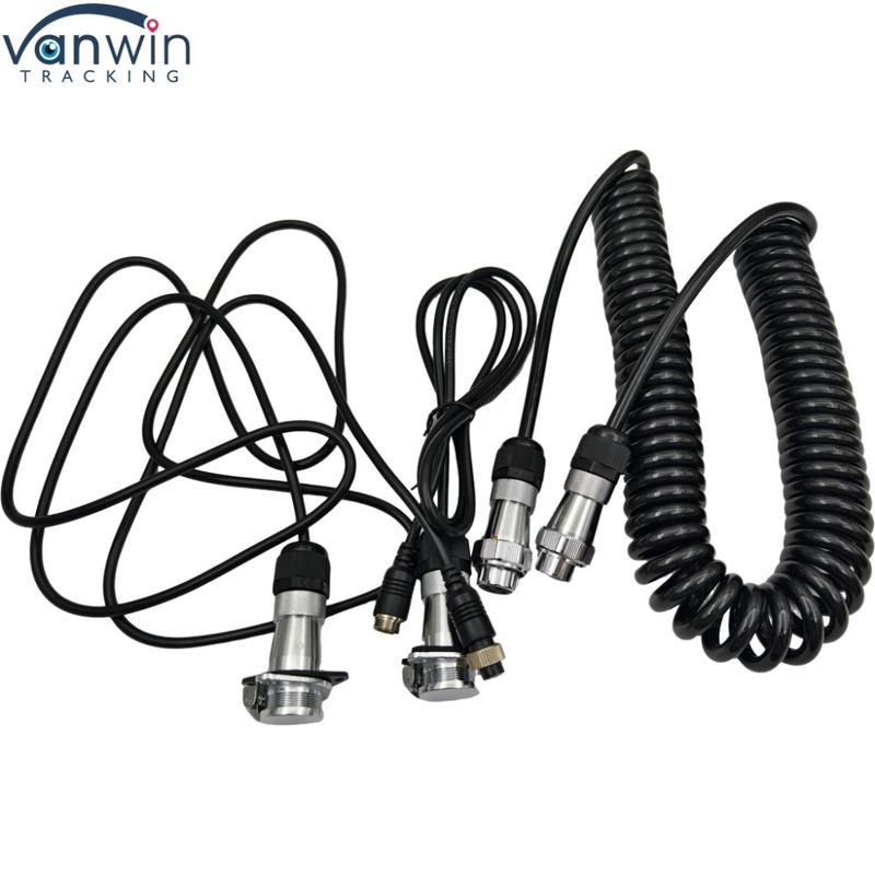 Smooth Rear View Experience with 4 Pin Spiral Wire for Industrial and Agricultural Monitoring Systems