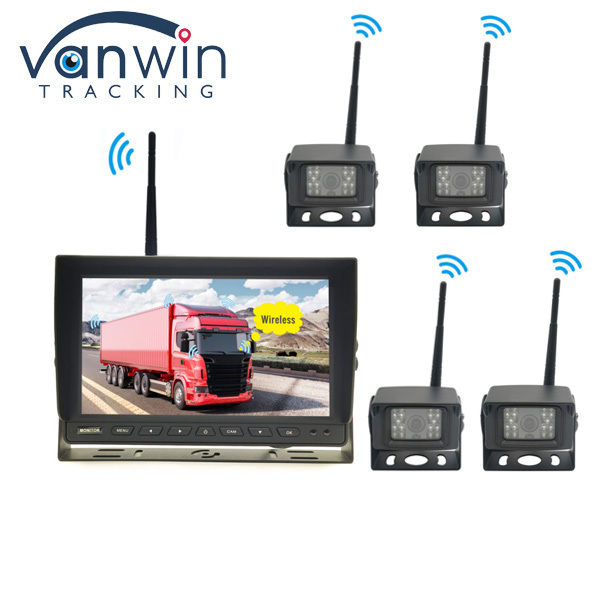 10.1 inch 4ch wireless AHD night vision camera system for agricultural machinery