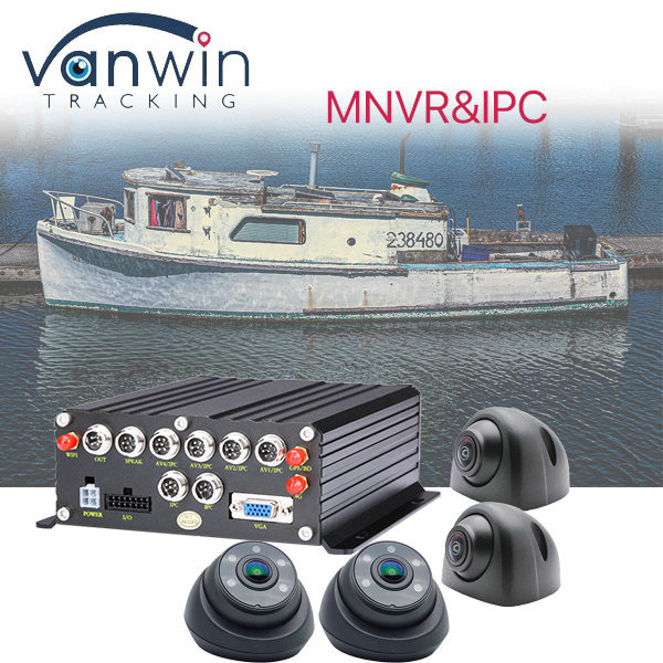 6 Channel 1080P Mobile NVR MNVR with GPS 4G WiFi for Sand Dredge Vessels