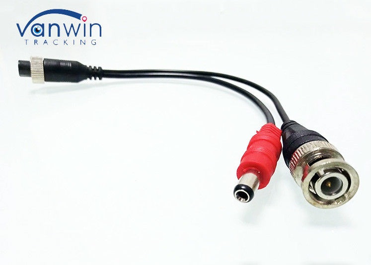 M12 Female To BNC Male 4 Pin 24cm Camera Cable Connector