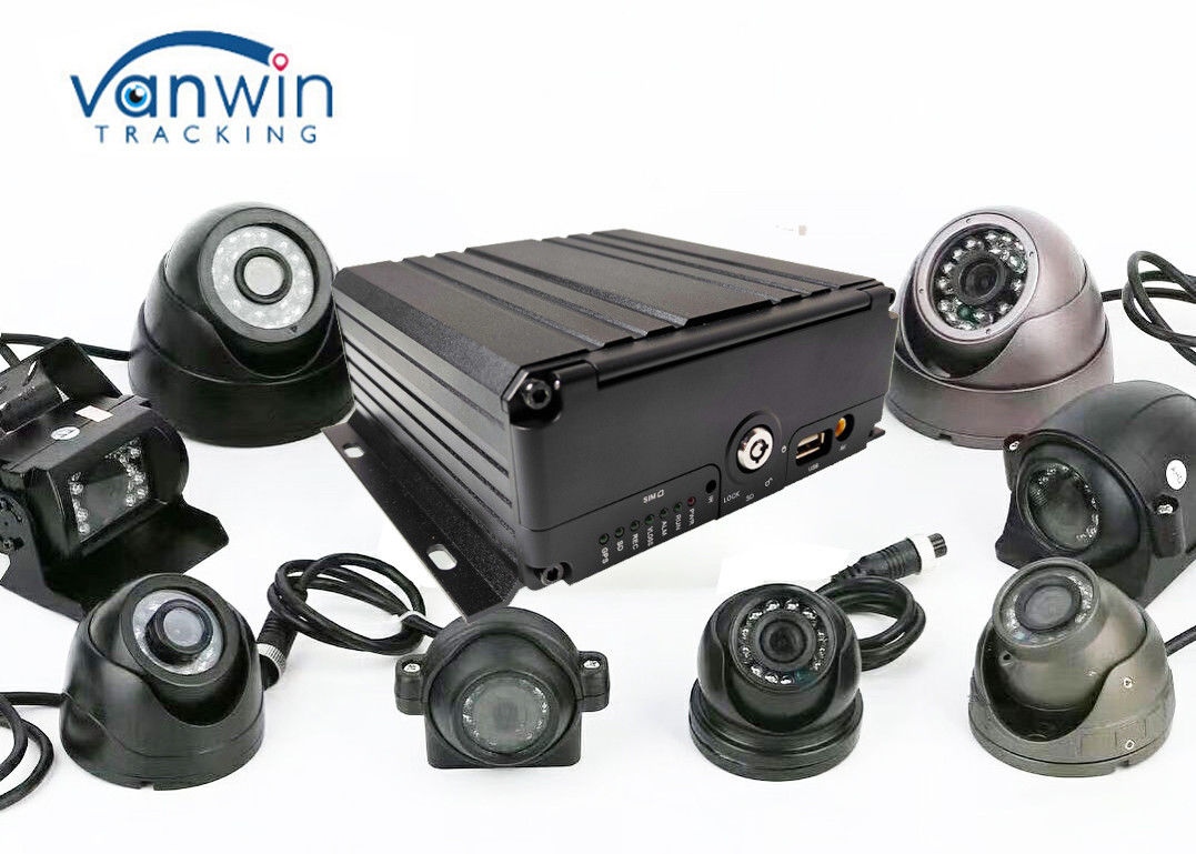 8 Channel GPS WiFi 4G RJ45 1080N Mobile Vehicle Bus DVR Camera Video Recorder Kit APP/Web/PC Remote View Video and Track