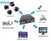 Dual SD card 4 channel vehicle dvr support AHD 720P &amp; Analog Cameras