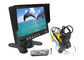 Quad car tft lcd monitor 7 inches Screen with 4 Video Cameras Inputs