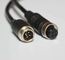 Aviation Adapter Cable dual 4 Pin Male To 6 Pin Female Connector For 2 Cameras