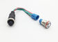 12MM 4 Pin Aviation audio control push / switch Button I/O inputs for MDVR system