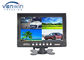 4CH car tft lcd monitor 7 inches with Quad Images for Van / Truck