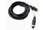 Aviation M12 6Pin Plug Extension Cable For Streamax IPC Cameras