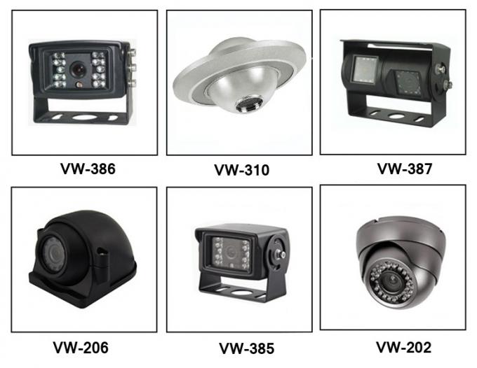 12 V Car CCTV DVR System 720P Mobile DVR AHD 1.3MP Security Cameras