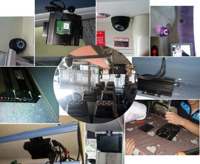 4CH Dual SD slots digital video recorder 1080P GPS WIFI 4G MDVR with