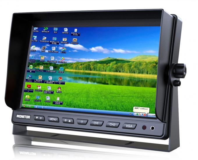 Vga Computer Monitor HDMI VGA 7 TFT LCD Monitor High Resolution With 2 Video Cameras Inputs