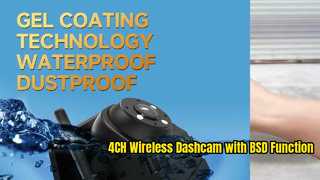 4CH 720P Wireless Dashcam for Trucks/RVs – 7