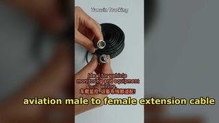 4-Pin Aviation Male to Female Extension Cable