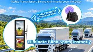 Wireless Rear View Mirror System for Trucks and RVs