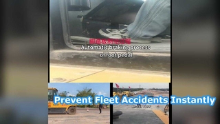 AI 4G GPS WIFI MDVR Dashcam Recorder with 77GHz Radar AEBS Digital Brake Motor Active Collision Miti