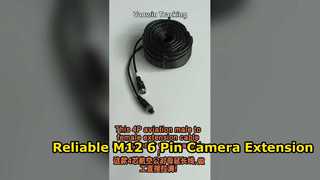  4P aviation male to female extension cable